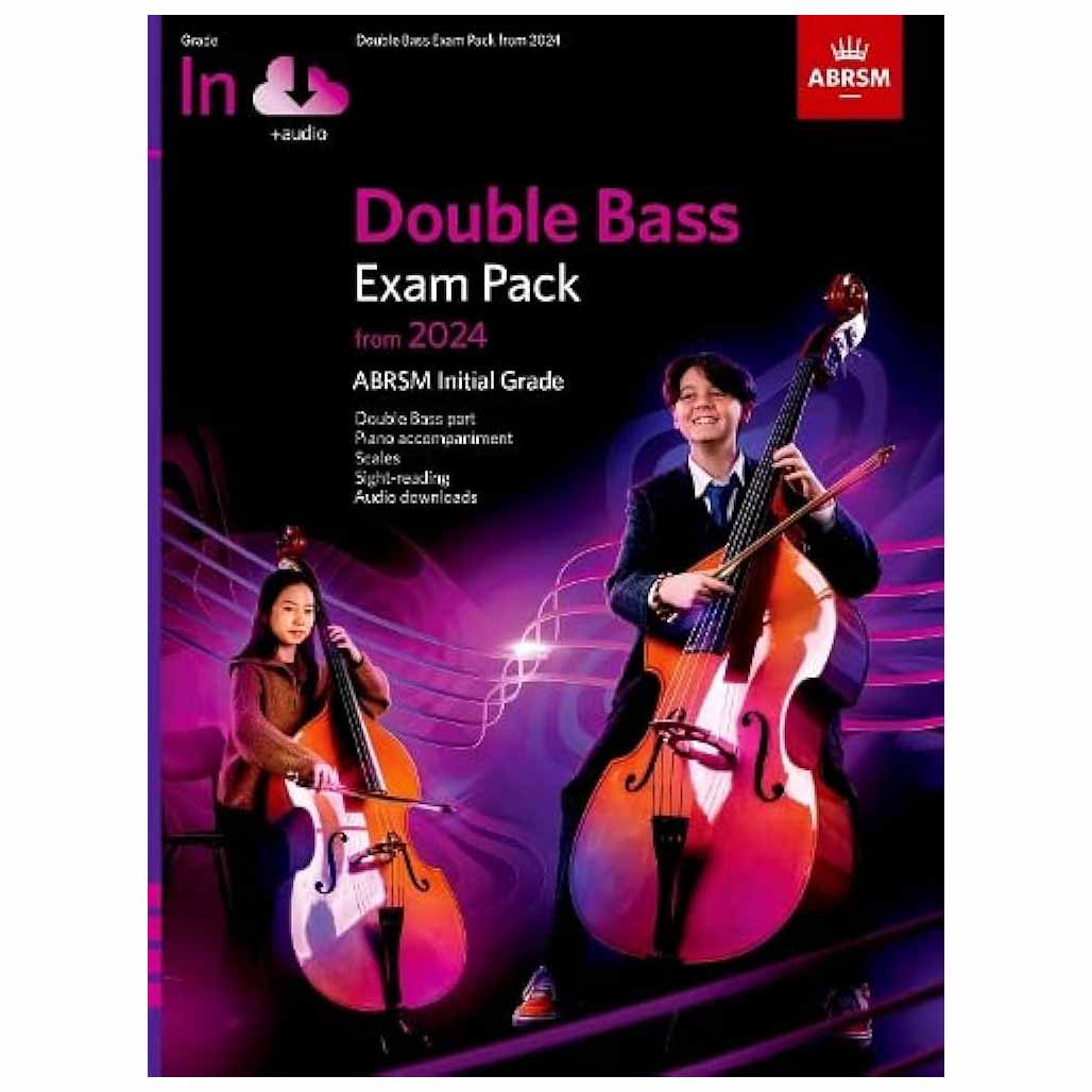 Double Bass Exam Pack from 2024, Initial Grade, Score & Part & Audio