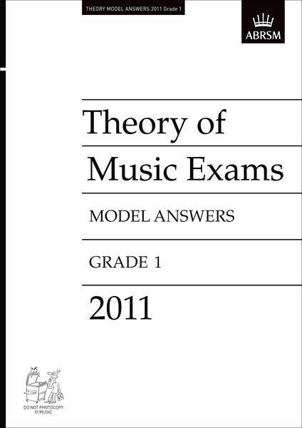 Theory of Music Exams 2011 Model Answers  Grade 1