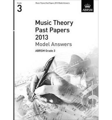 Music Theory Past Papers 2013 Model Answers  Grade 3