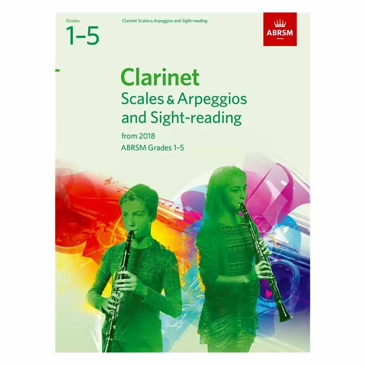 ABRSM Clarinet Scales & Arpeggios and Sight-Reading, Grades 1–5 Book for Clarinet