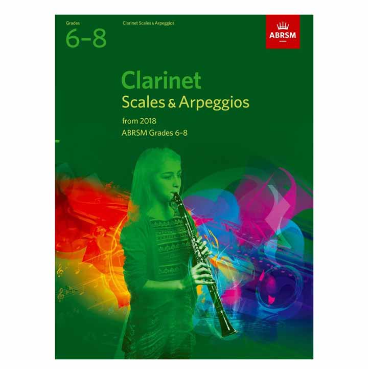 ABRSM Clarinet Scales & Arpeggios, Grades 6–8 Book for Clarinet