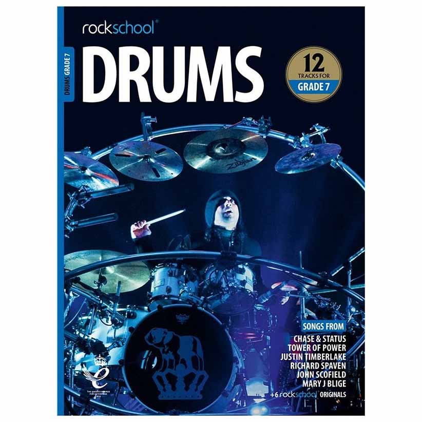 Rockschool Drums, Book 7 & Online Audio (2018)