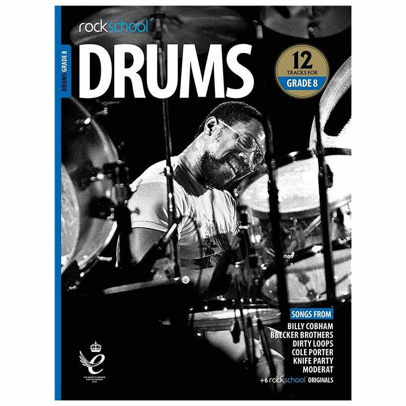 Rockschool Drums, Book 8 & Online Audio (2018)