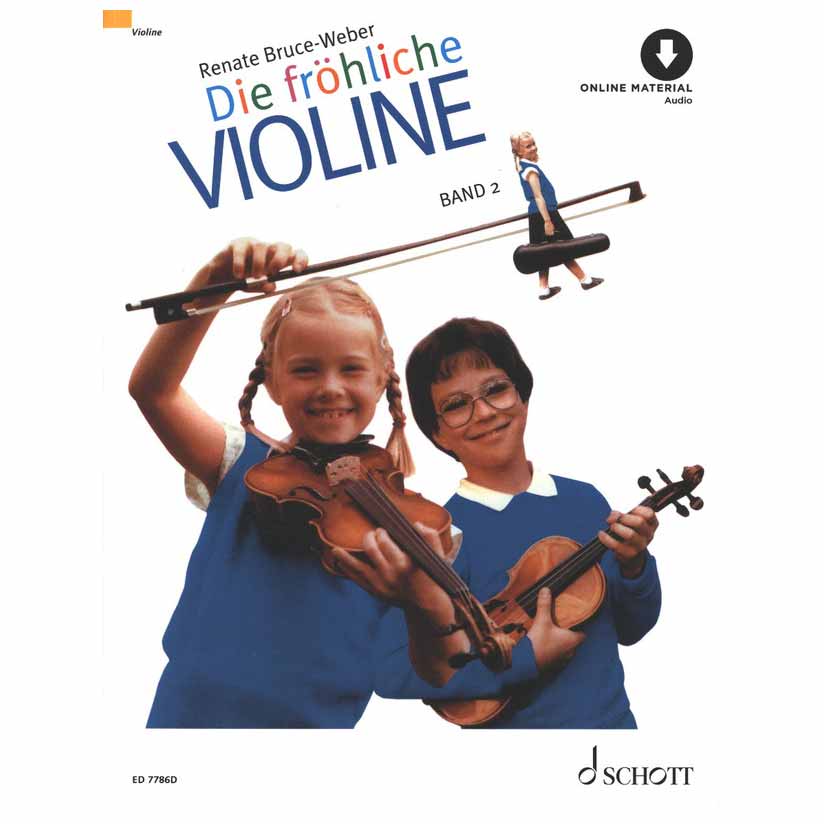 SCHOTT Renate Bruce-Weber - Die fröhliche Violine Band 2 & Online Audio