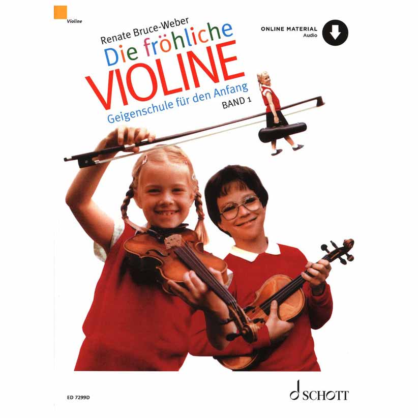 SCHOTT Renate Bruce-Weber - Die fröhliche Violine Band 1 & Online Audio