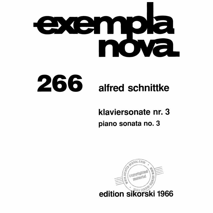 Schnittke - Sonata No 3