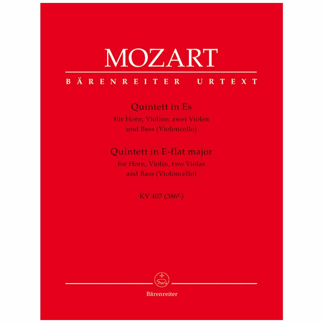 Mozart - Quintet in E flat major K. 407 (386c)