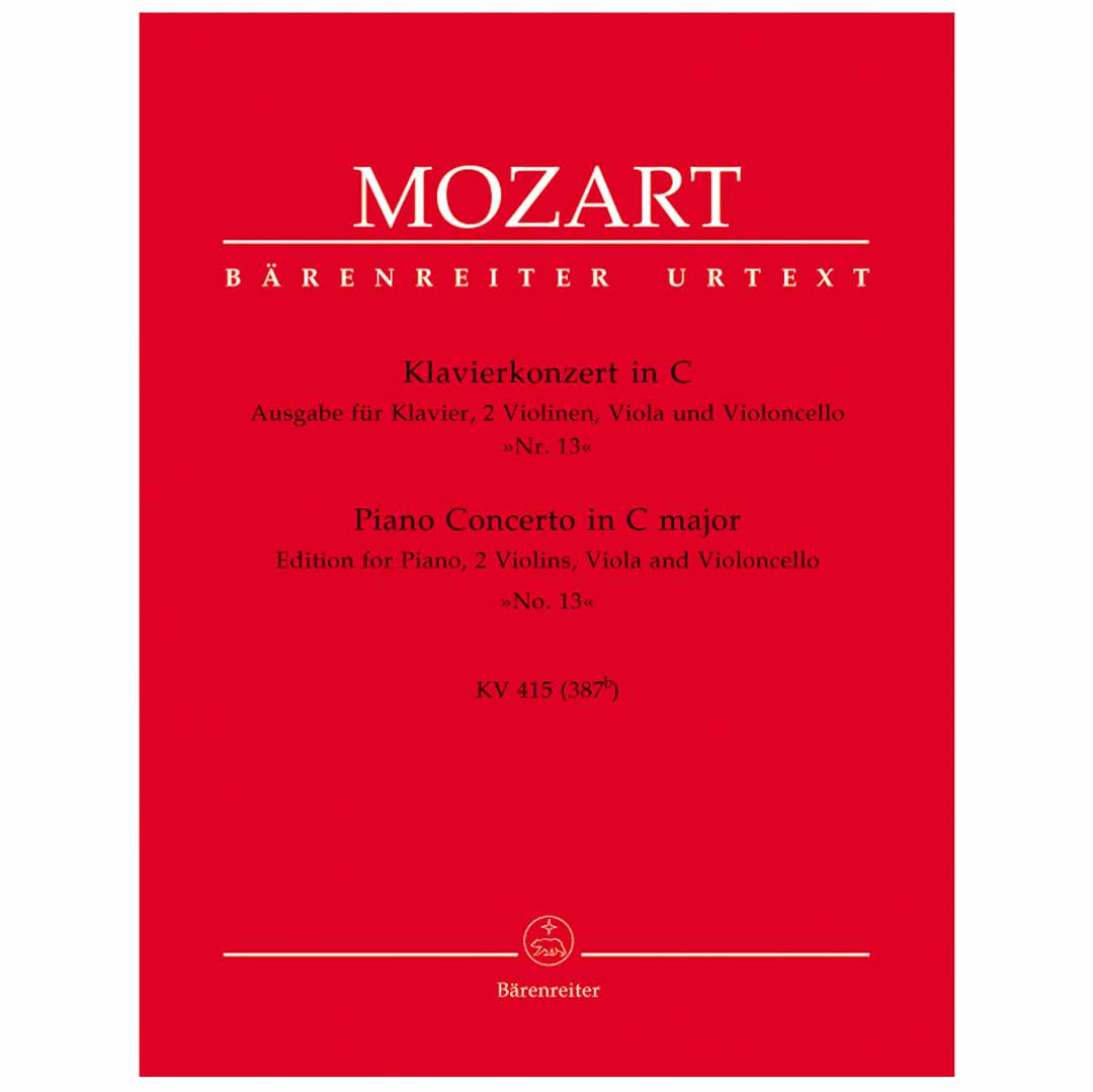 Mozart - Piano Concert In C Maj Kv 415
