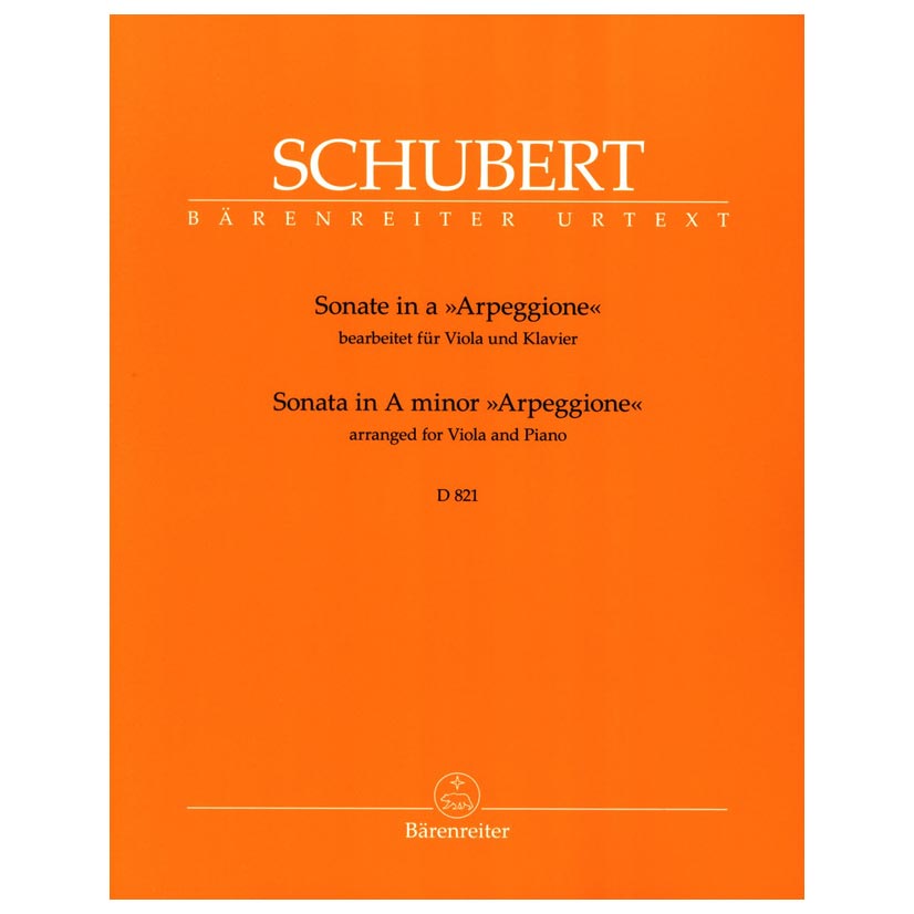 Schubert - Sonata In A Minor Arpeggione for Viola & Piano