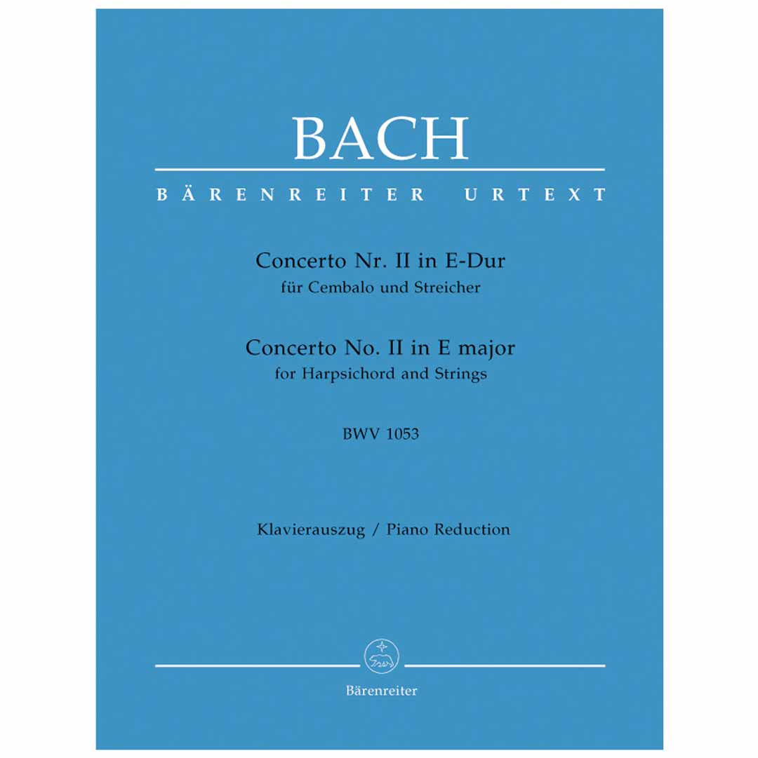 Bach - Concerto for Harpsichord and Strings no. 2 in E major BWV 1053