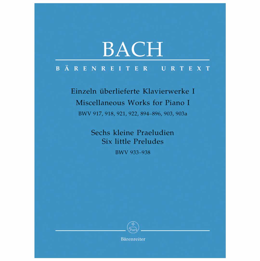 Bach - Miscellaneous Works for Piano I
