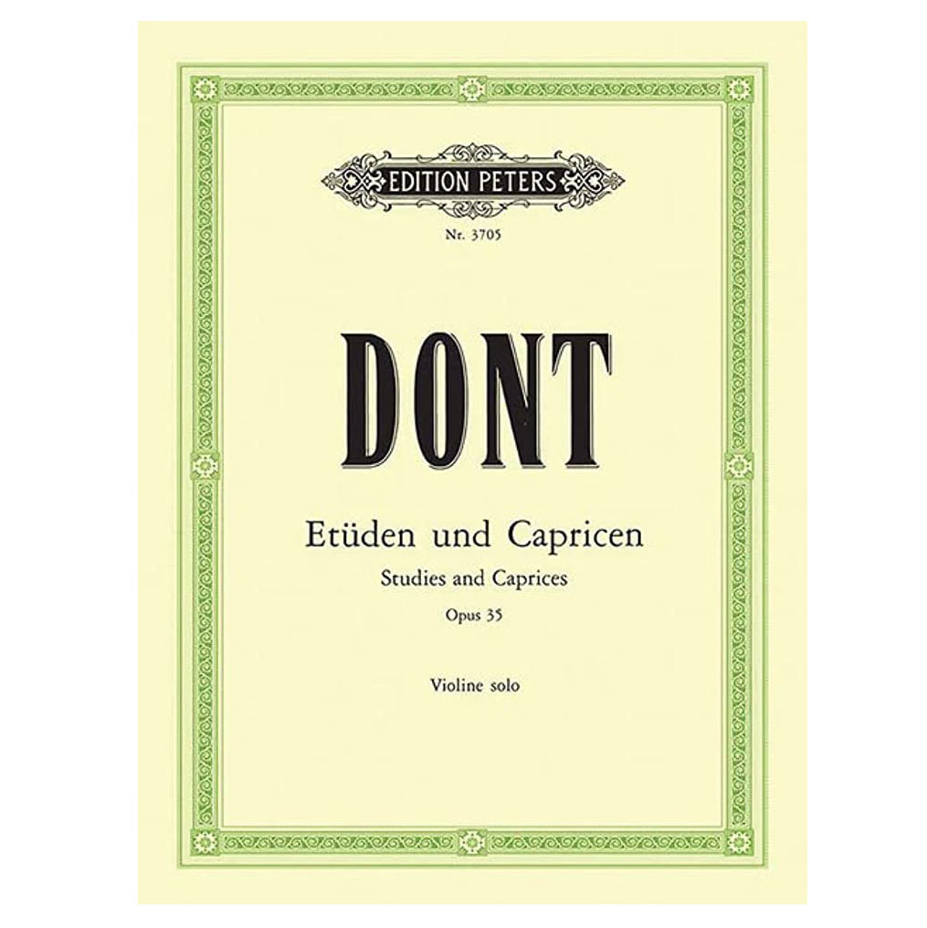 Dont - Etuden und Capricen, Opus 35