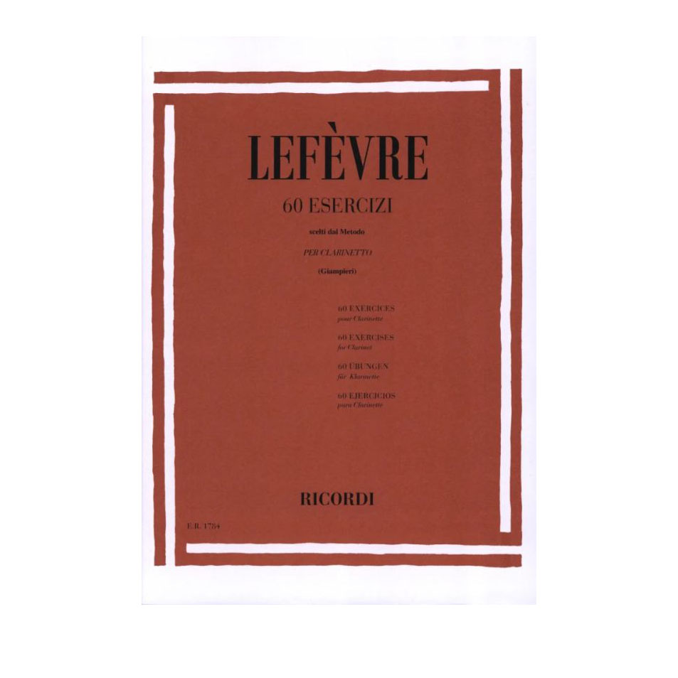 Lefevre - 60 Esercizi Per Clarinetto (Giampieri)