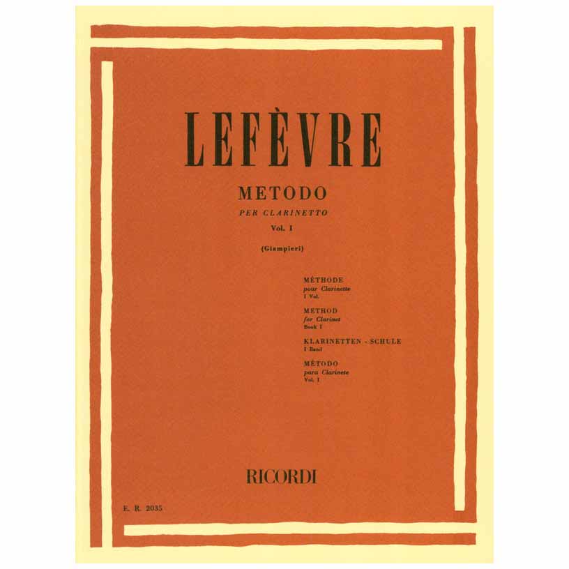 Lefevre - Metodo Per Clarinetto, Vol. 1