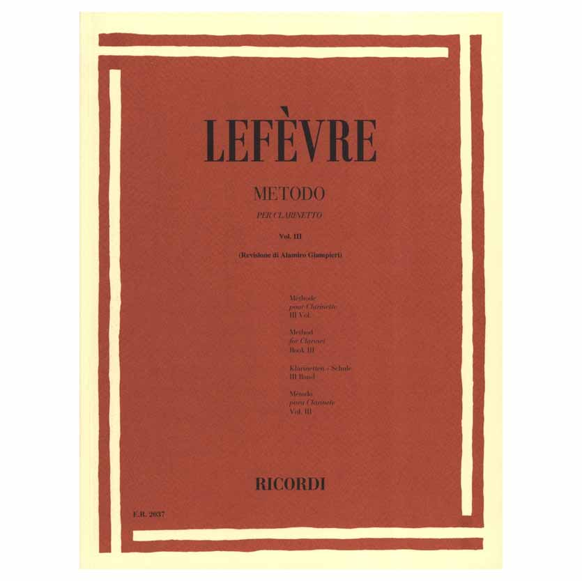 Lefevre - Metodo Per Clarinetto, Vol.3