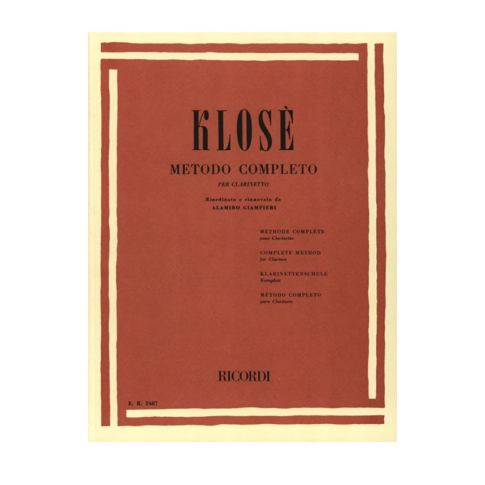 Klose - Metodo Completo Per Clarinetto