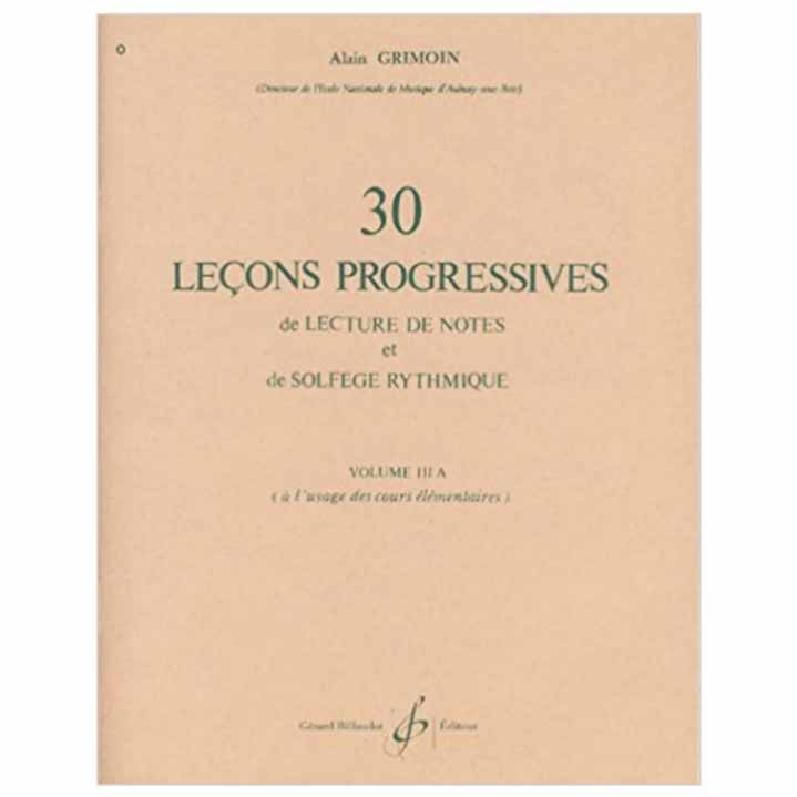 Grimoin - 30 Lecons Progressives, Vol.3A