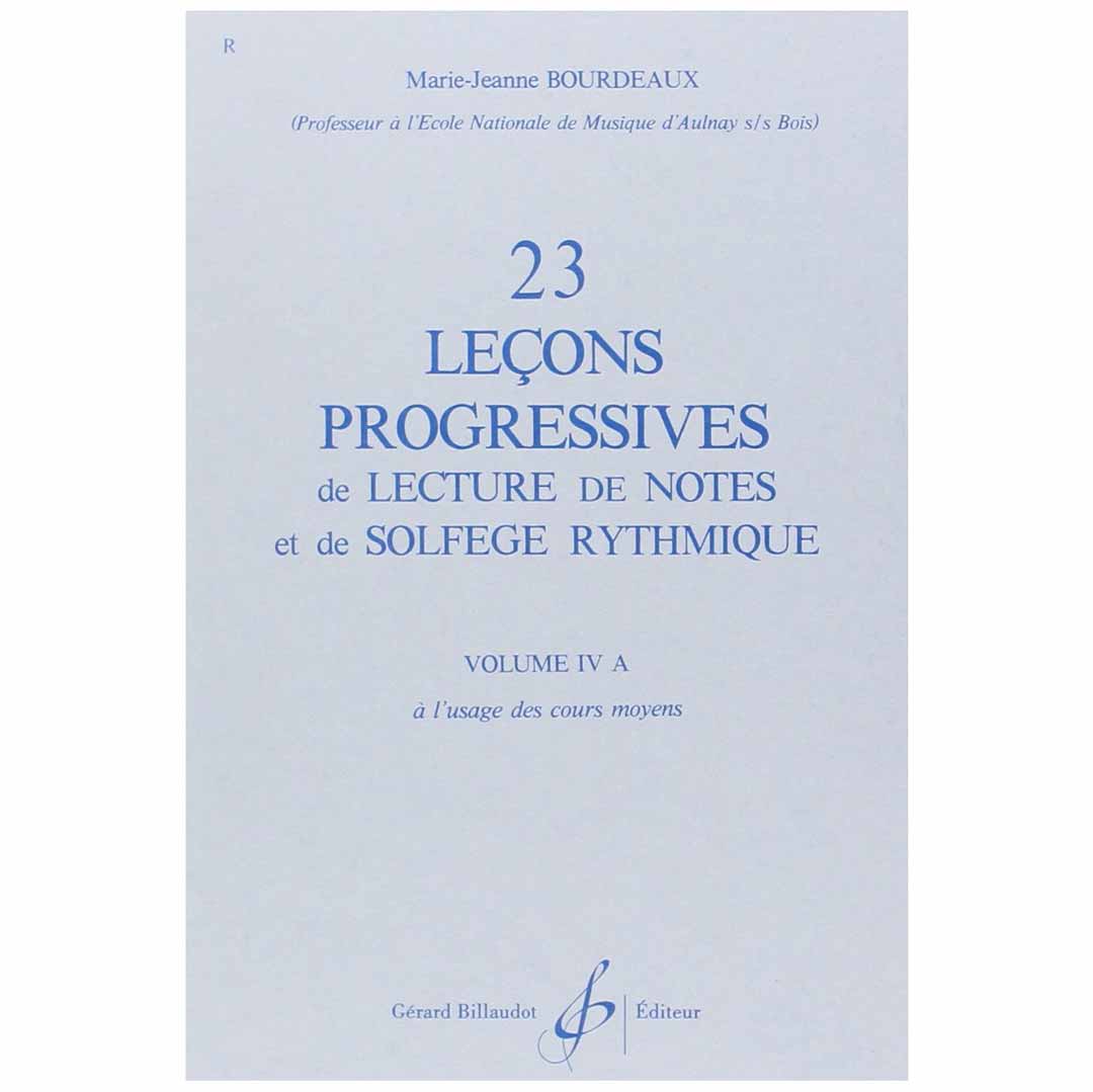Grimoin - 23 Lecons Progressives, Vol.4A