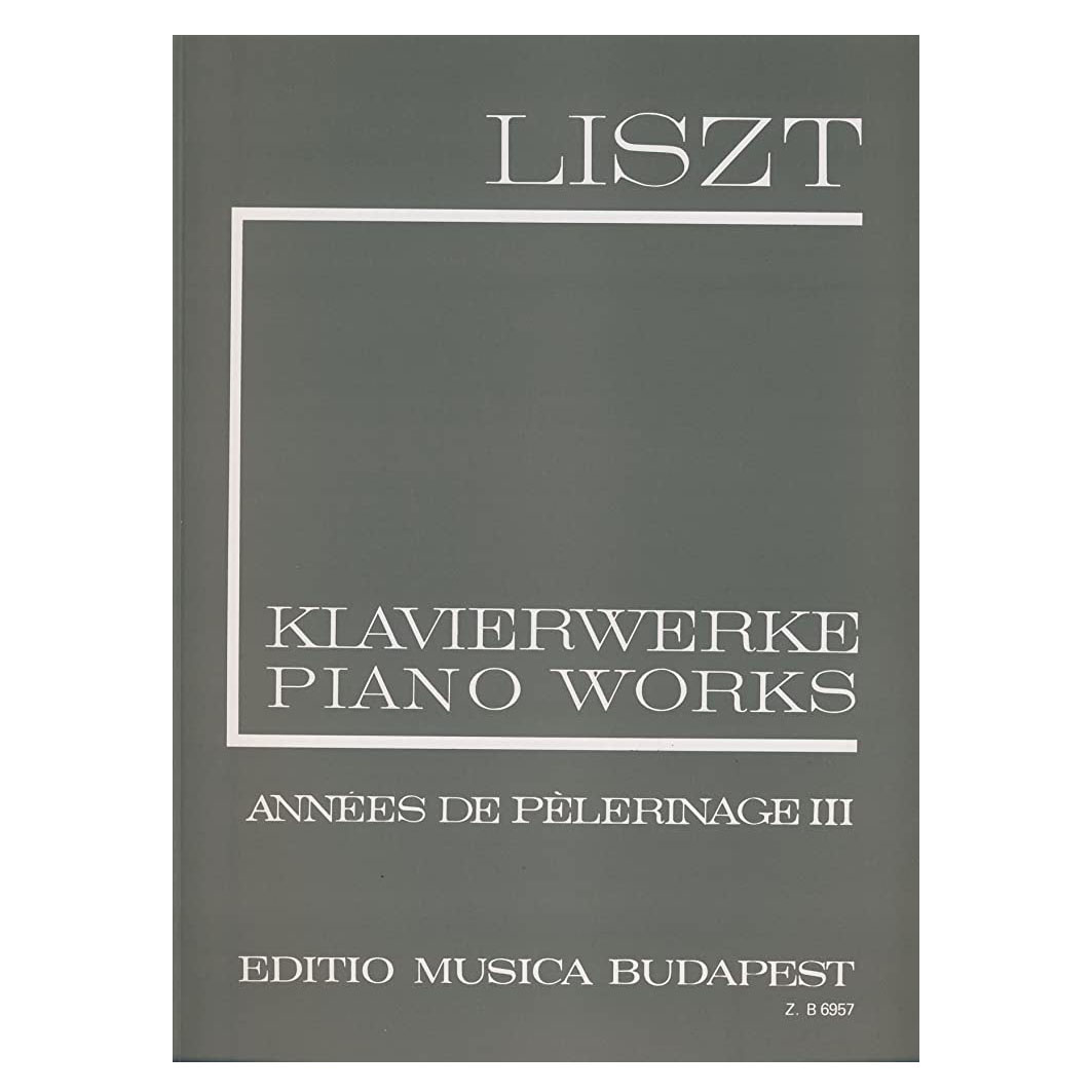 Liszt -  Piano Works Annees De Pelerinage III I/8