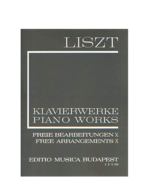 Liszt - Piano Works Free Arrangements X II/10