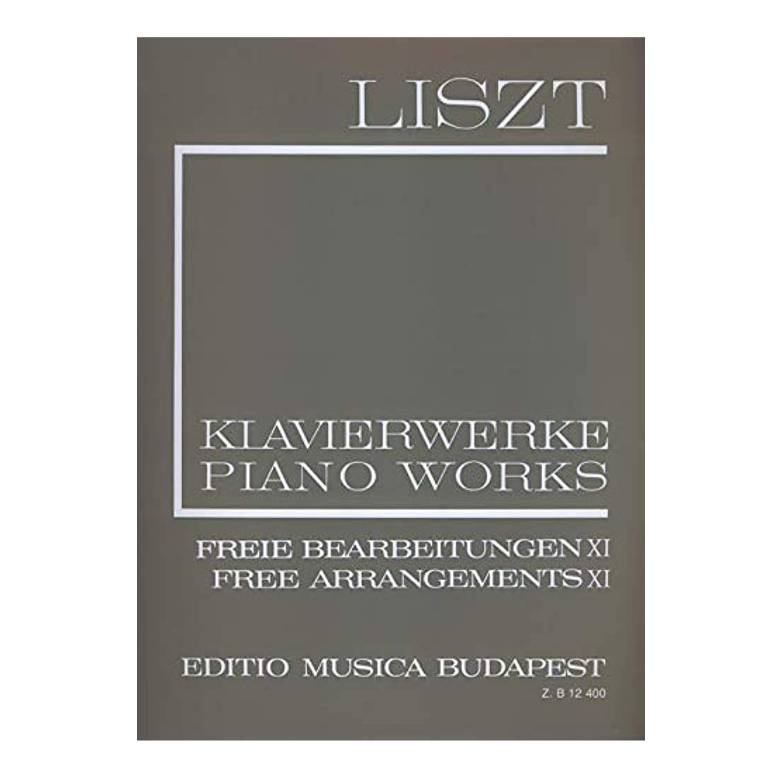 Liszt - Piano Works Free Arrangements XI II/11