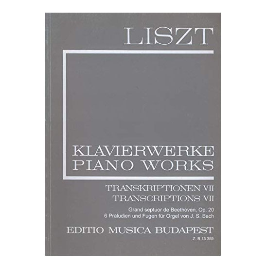 Liszt - Piano Works Transcriptions VII II/22
