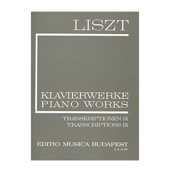 Liszt - Piano Works Transcriptions IX II/24