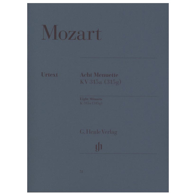 Mozart - Eight Minuets K.315a