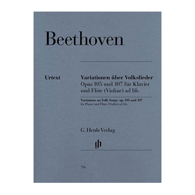 Beethoven - Variations on Folk Songs op.105 and 107