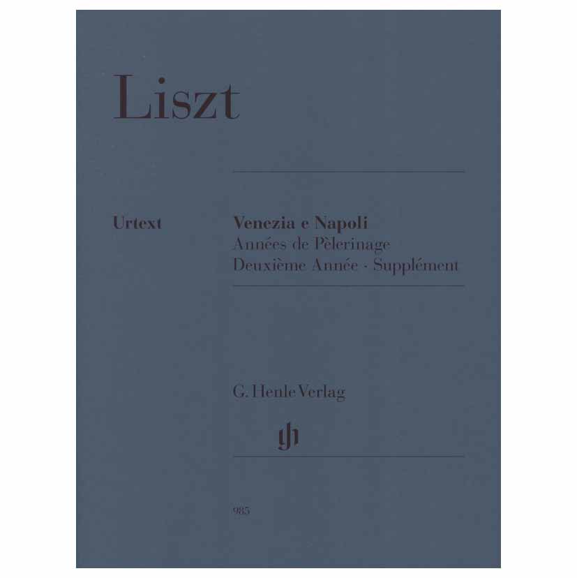 Liszt - Venezia A Napoli for Piano Solo
