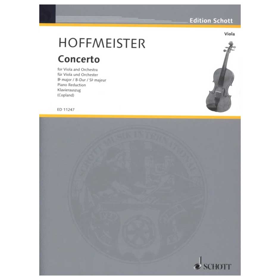 Hoffmeister - Viola Concerto in B-flat Major