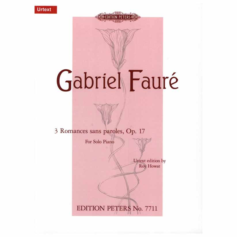 Faure - 3 Romances Sans Paroles Op.17