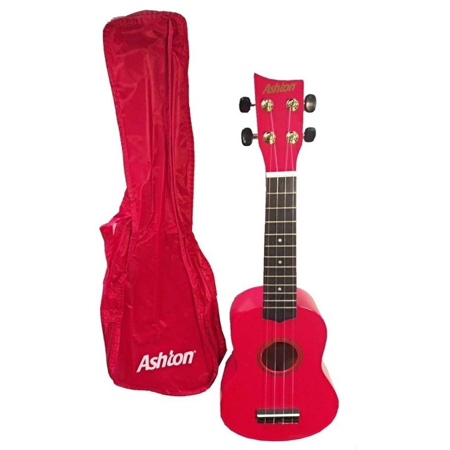 Ashton UKE170 Red & Gig Bag Acoustic Ukulele