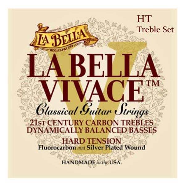 La Bella VIV-HT Vivace Tremble Classical Guitar 3 Strings Set