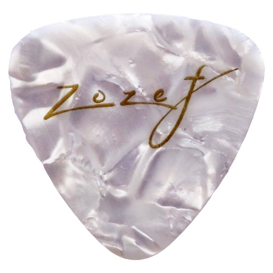 Zozef White Pearl Medium Pick (1 Piece)