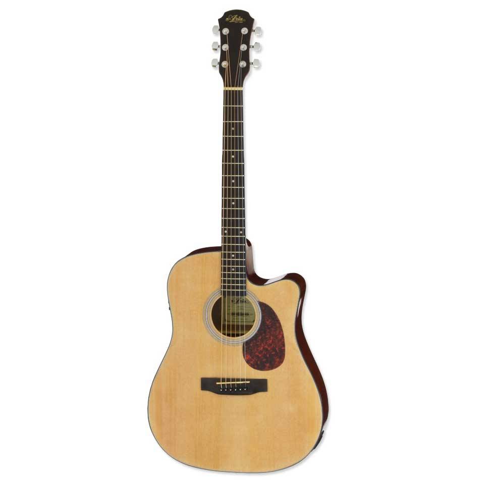 Aria ADW-01CE Cutaway Natural Electric - Acoustic Guitar