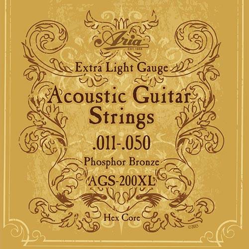 Aria AGS-200XL 011-050 Acoustic Guitar 6-String Set