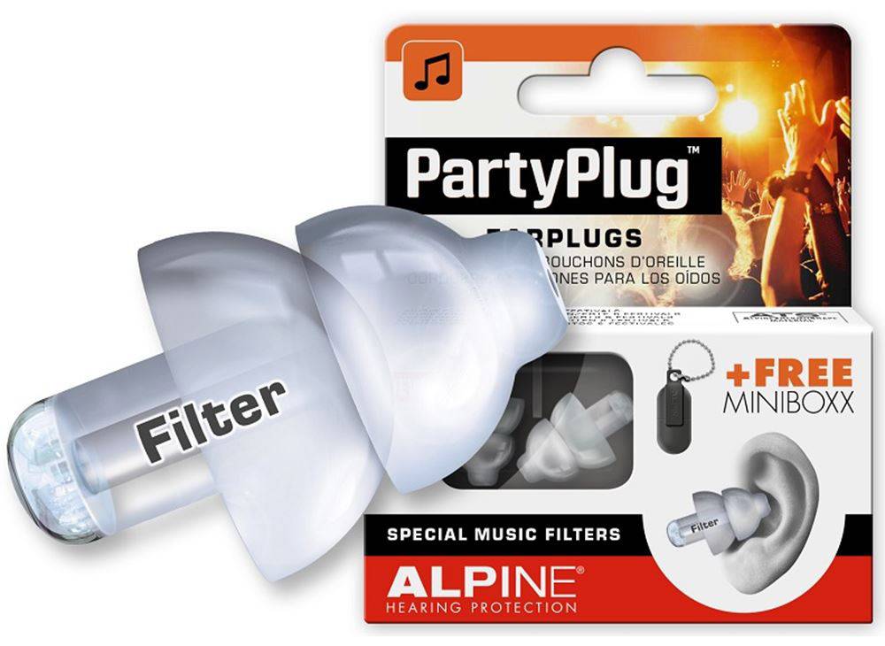 ALPINE PartyPlug MKII Transparent & Case Earplugs