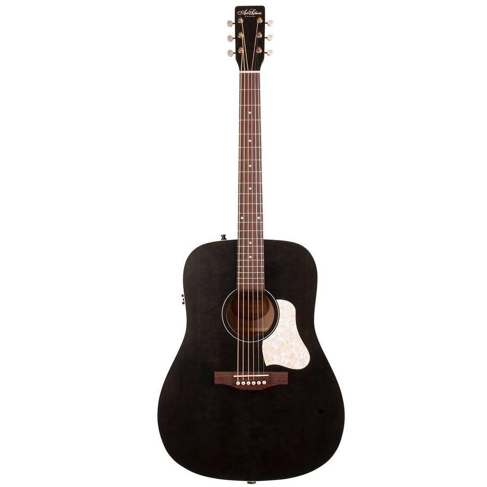 Art & Luthiere Americana Dreadnought Faded Black Acoustic Guitar