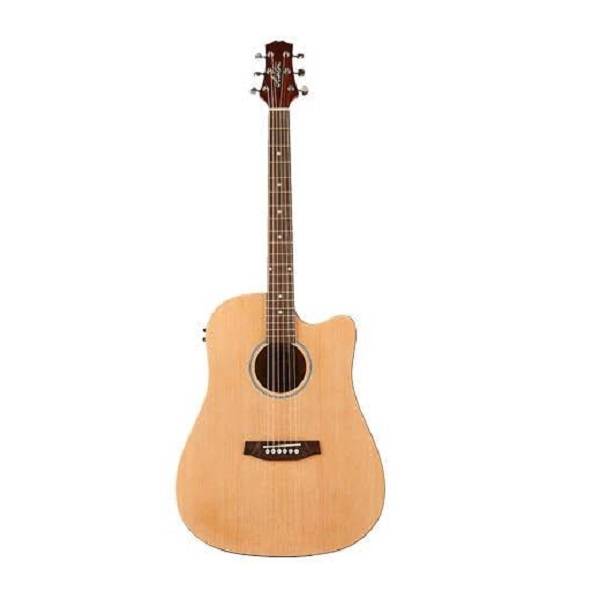 Ashton D20CEQ Natural Satin Electric - Acoustic Guitar