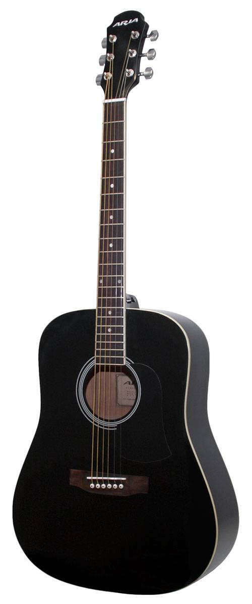 Aria AWN-15 Black Acoustic Guitar