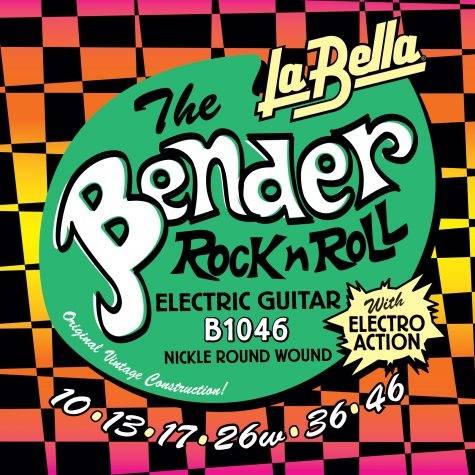 La Bella Super Bender 010 - 046 Electric Guitar 6-String Set