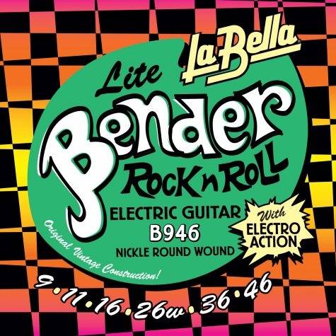La Bella Super Bender 009 - 046 Electric Guitar 6-String Set