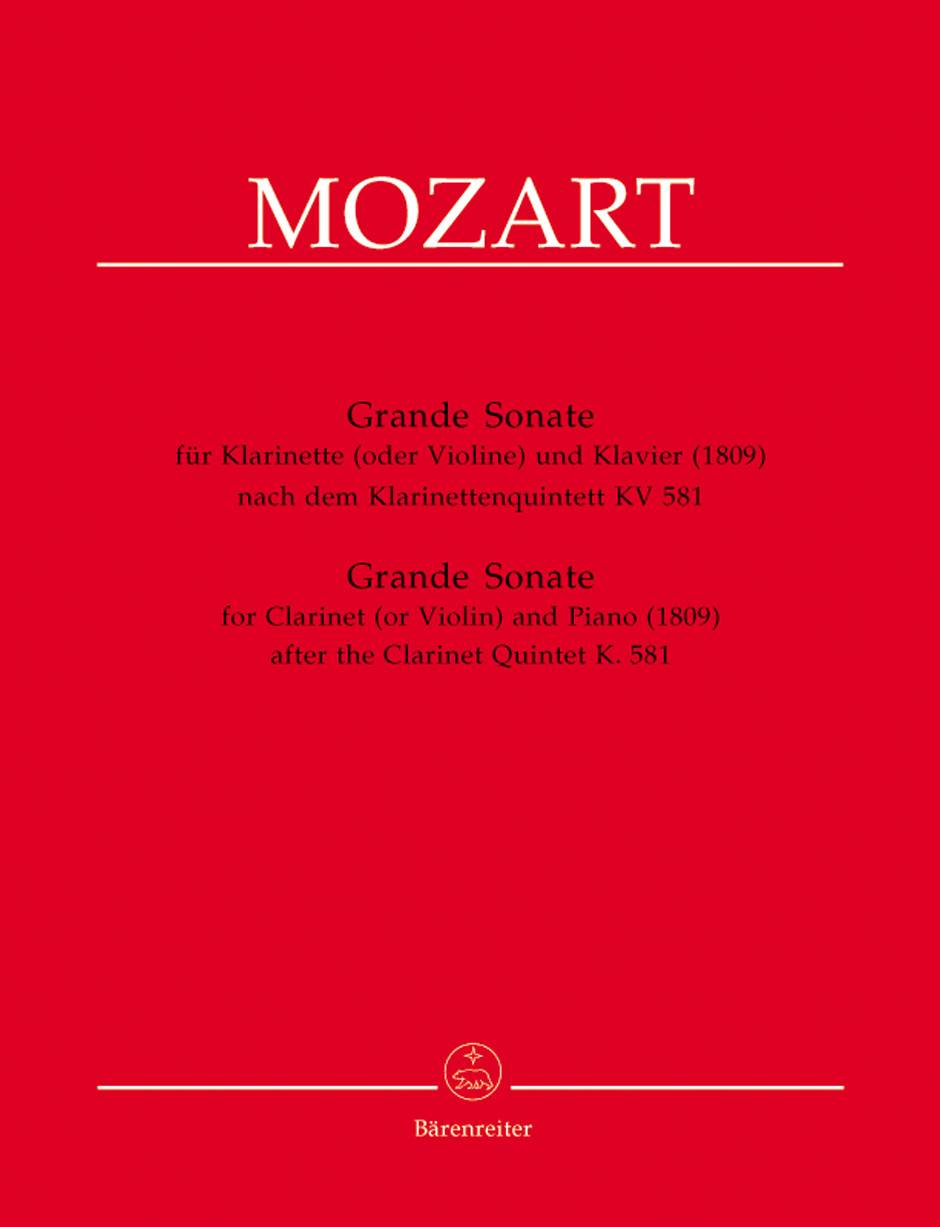 Mozart - Grande Sonate [Clarinet  Violin  Piano]