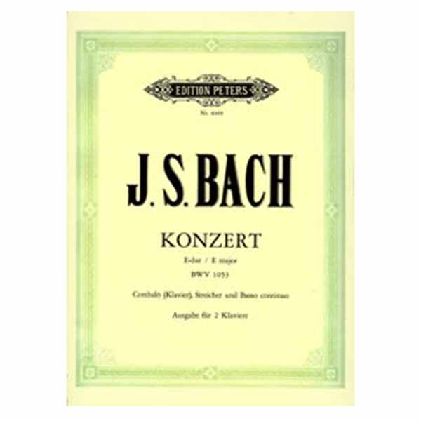 Bach - Konzert Fur 2 Klaviere E Dur BWV 1053 Reduction