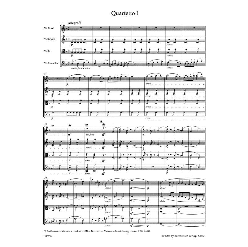 Beethoven - String Quartets Op.59 [Pocket Score]