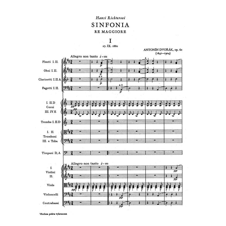 Dvorak - Symphony Nr.6 [Pocket Score]