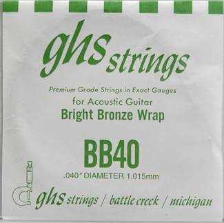 GHS BB40 Acoustic guitar String