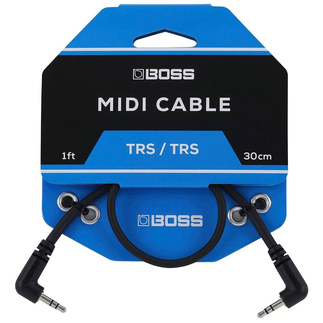 BOSS BCC-1-3535 Stereo Mini Jack to Stereo Mini Jack 0.30m MIDI Cable