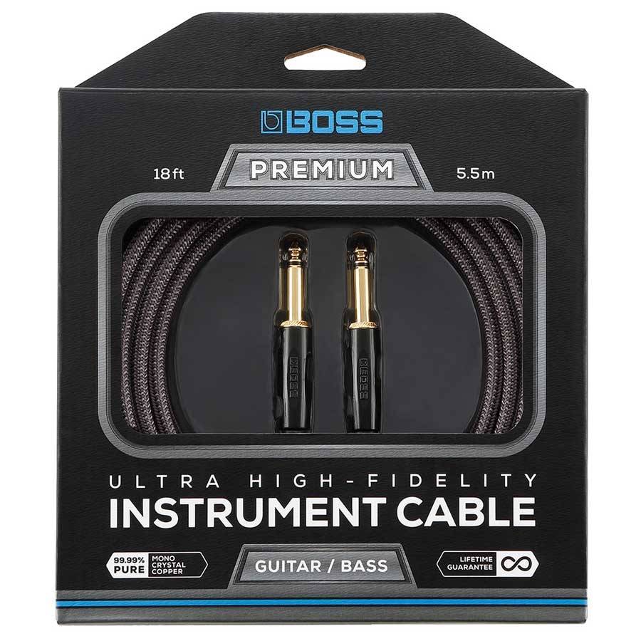 BOSS BIC-P18 Mono Jack - Mono Jack 5,5m Premium Instrument Cable